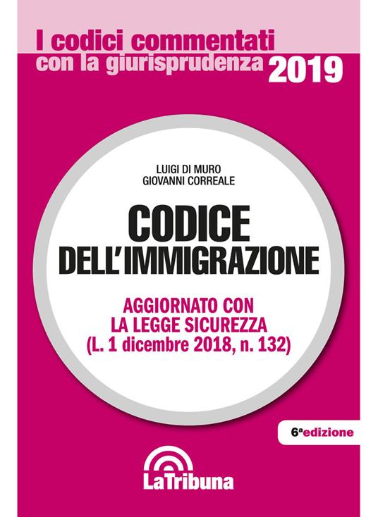 Codice dell'immigrazione - copertina