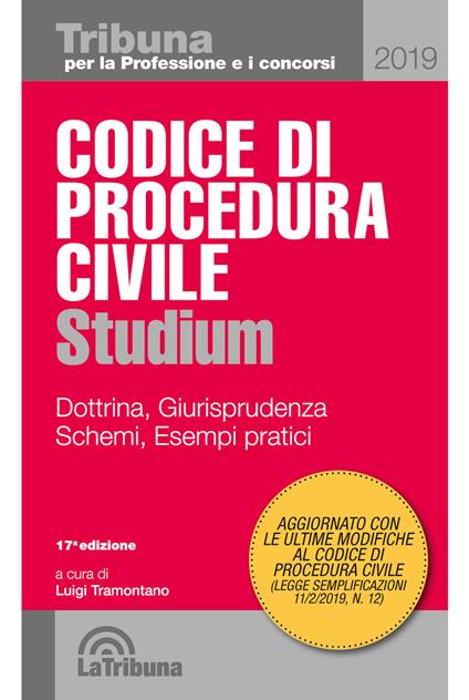 Codice di procedura civile Studium. Dottrina, giurisprudenza, schemi, esempi pratici - copertina