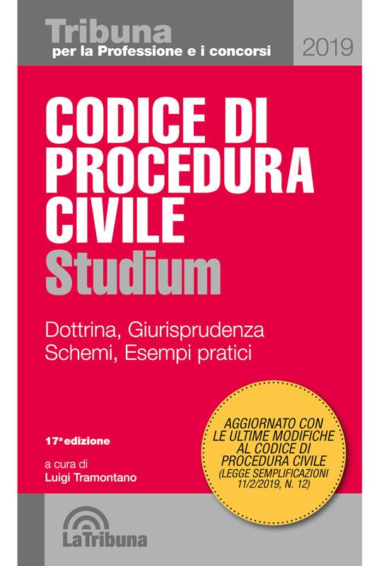 Codice di procedura civile Studium. Dottrina, giurisprudenza, schemi, esempi pratici - copertina