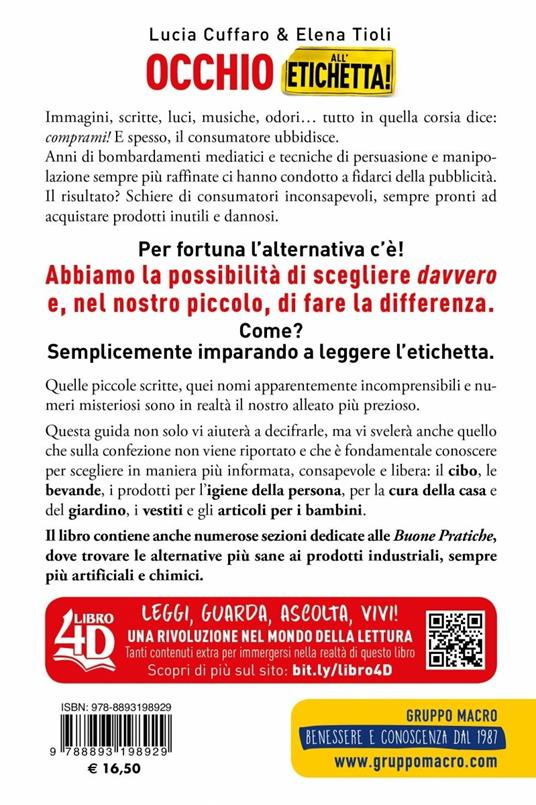 Occhio all'etichetta! Tutto ciò che devi sapere prima di fare la spesa. Con Contenuto digitale per download e accesso on line - Lucia Cuffaro,Elena Tioli - 3