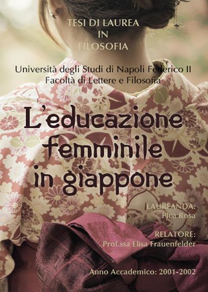 L' educazione femminile in Giappone - Rosa Pica - copertina