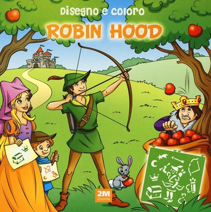 Disegno e coloro Robin Hood - copertina