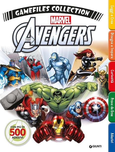 The Avengers. Gamesfiles collection. Con adesivi - copertina