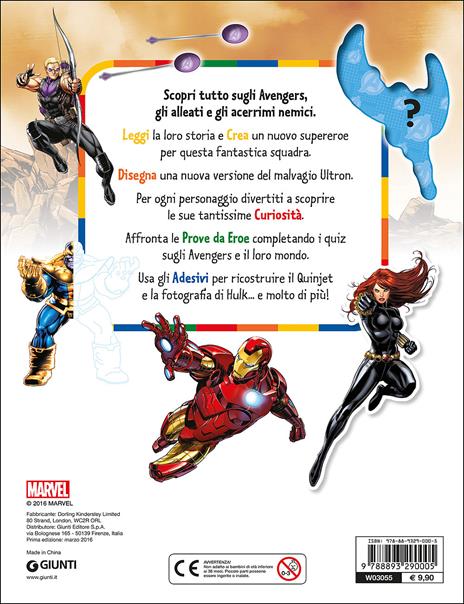 The Avengers. Gamesfiles collection. Con adesivi - 6