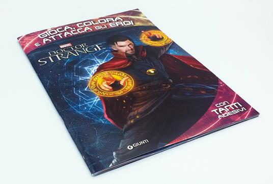 Doctor Strange. Gioca, colora attacca gli eroi. Con adesivi. Ediz. illustrata - 3