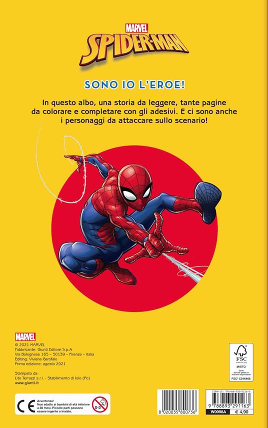 Spiderman. Il libro dei giochi da Supereroi - Libro - Marvel Libri 