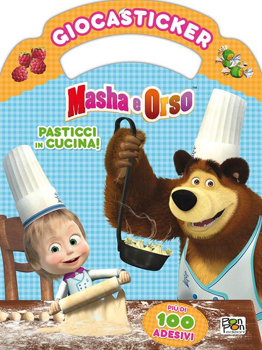 Pasticci in cucina. Masha e Orso. Giocasticker. Con adesivi - Cristina  Panzeri - Libro - Pon Pon Edizioni - | laFeltrinelli