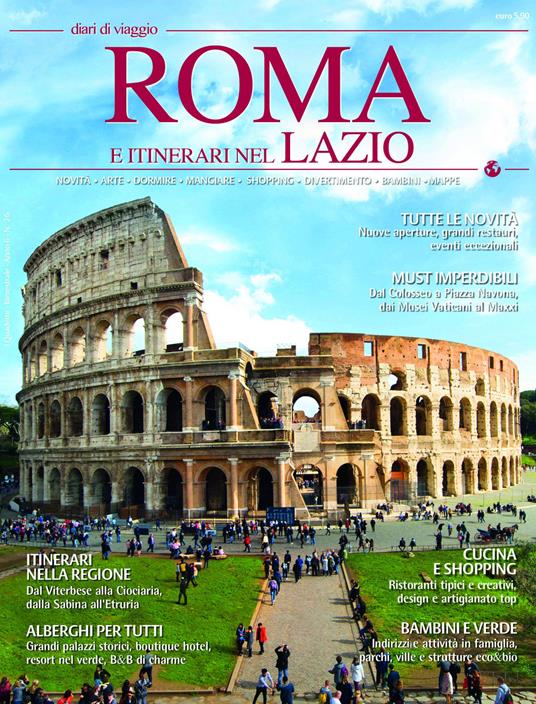 Roma e itinerari nel Lazio - copertina