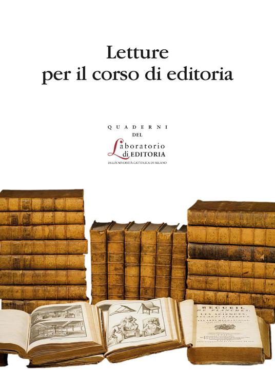 Letture per il corso di editoria - copertina