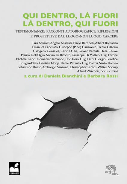 Qui dentro, là fuori. Là dentro, qui fuori. Testimonianze, racconti autobiografici, riflessioni e prospettive dal luogo-non luogo carcere - copertina