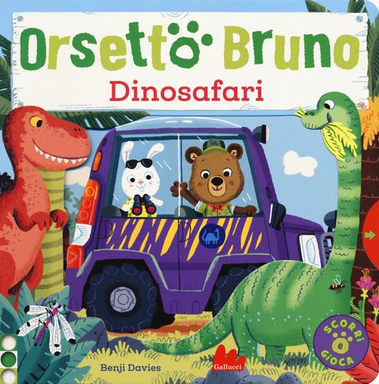 Orsetto Bruno. Dinosafari. Ediz. a colori - Benji Davies - copertina