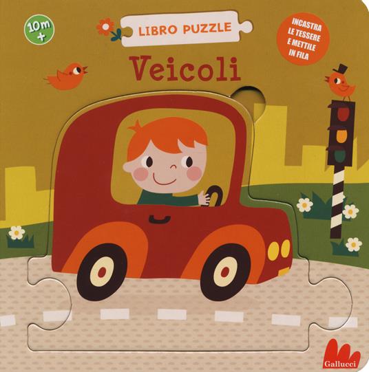 Veicoli. Libro puzzle. Ediz. a colori - Rikky Schrever - copertina