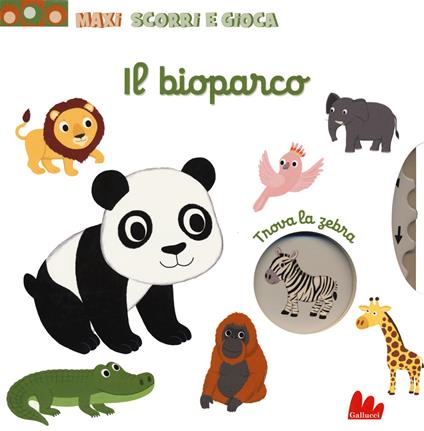 Il bioparco. Maxi scorri e gioca. Ediz. a colori - Nathalie Choux - copertina