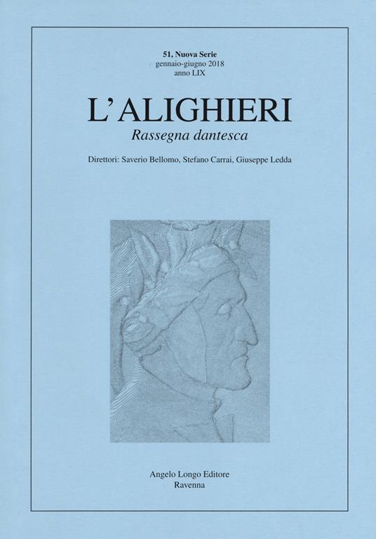 L' Alighieri. Rassegna dantesca. Vol. 51 - copertina