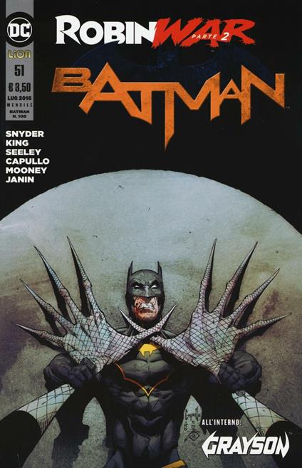 Batman. Nuova serie 51. Vol. 108 - copertina