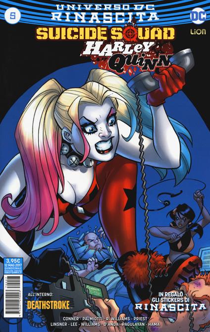 Rinascita. Suicide Squad. Harley Quinn. Con Adesivi. Vol. 5 - copertina