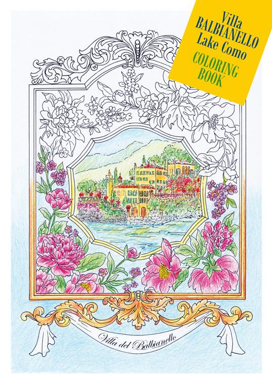 Villa Balbianello. Coloring book. Ediz. italiana e inglese - Barbara Molteni - copertina