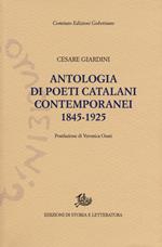 Antologia dei poeti catalani contemporanei (1845-1925)