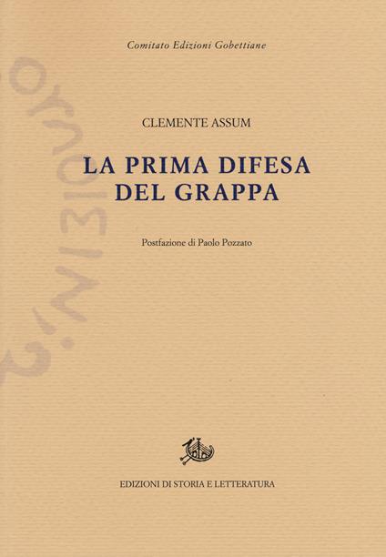 La prima difesa del Grappa 13-26 novembre 1917 - Clemente Assum - copertina