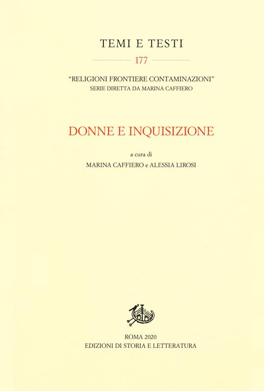 Donne e Inquisizione - copertina