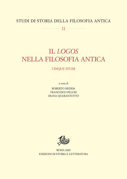 Il logos nella filosofia antica. Cinque studi - copertina