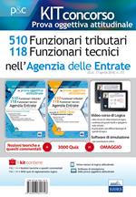 Concorso Agenzia delle Entrate. Prova oggettiva attitudinale. Teoria e test per i concorsi a 510 Funzionari tributari e 118 Funzionari tecnici. Kit completo. Con software di simulazione