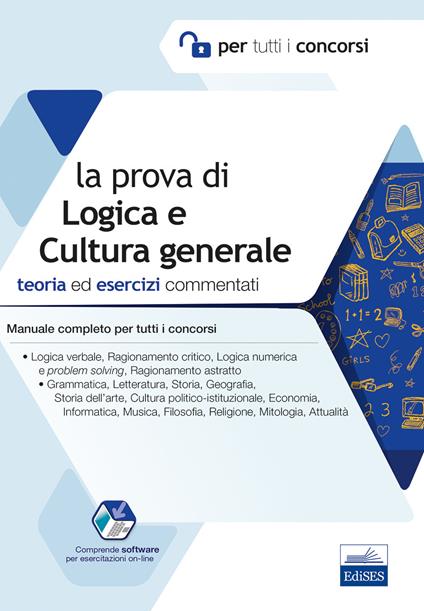 La prova di logica e cultura generale per tutti i concorsi - copertina