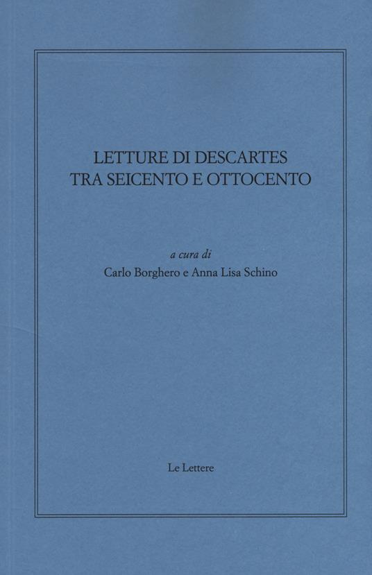 Letture di Descartes tra Seicento e Ottocento - copertina