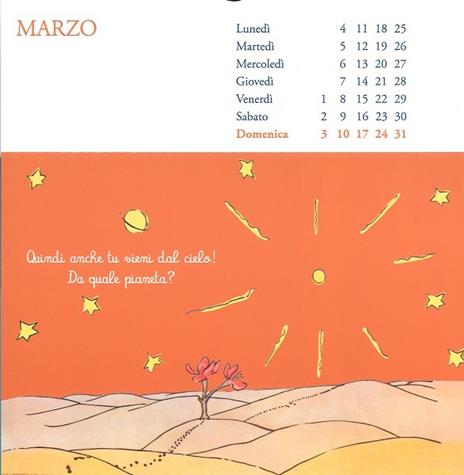 Il Piccolo Principe. Calendario con cartoline 2019 - 3