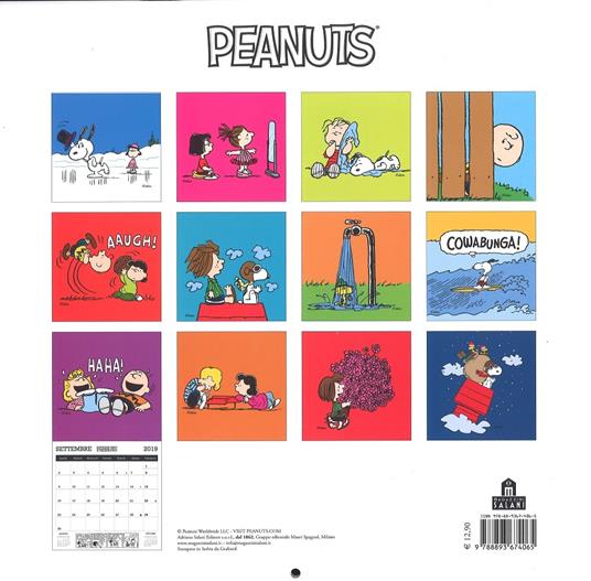 Peanuts. Calendario da parete 2019 - 4