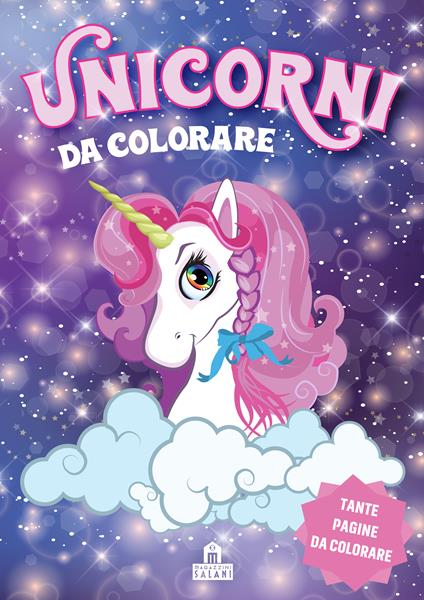 Unicorni da colorare. Ediz. illustrata - copertina