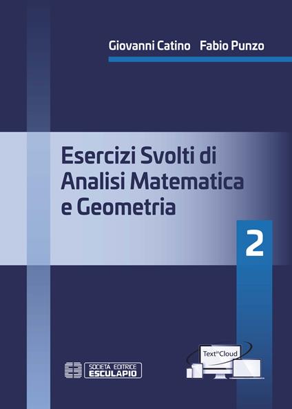 Esercizi svolti di analisi matematica e geometria 2. Con TextInCloud - Fabio Punzo,Giovanni Catino - copertina