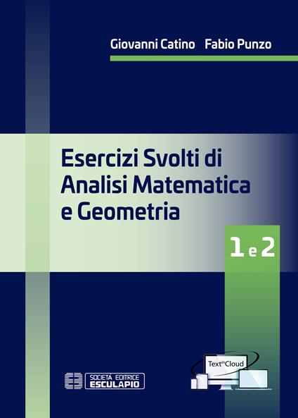 Esercizi svolti di analisi matematica e geometria 1 e 2 - Giovanni Catino,Fabio Punzo - copertina