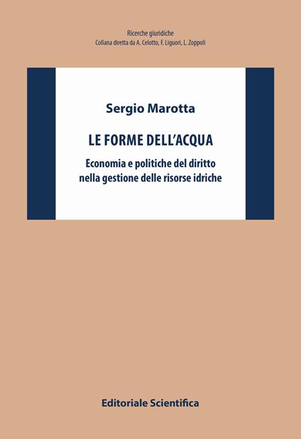 Le forme dell'acqua. Economia e politiche del diritto nella gestione delle risorse idriche - Sergio Marotta - copertina