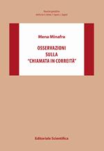 Osservazioni sulla «chiamata in correità»