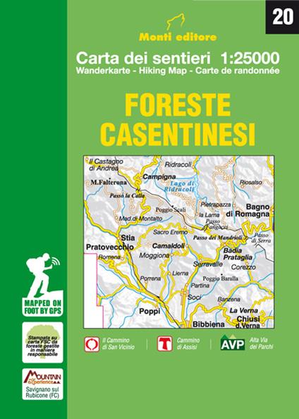 Foreste casentinesi - Raffaele Monti - copertina