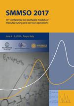 11th Conference on stochastic models of manufacturing and service operations (Acaya, 4-9 giugno 2017)