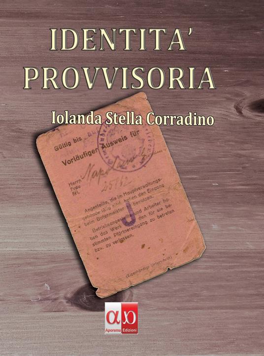 Identità provvisoria - Iolanda Stella Corradino - copertina