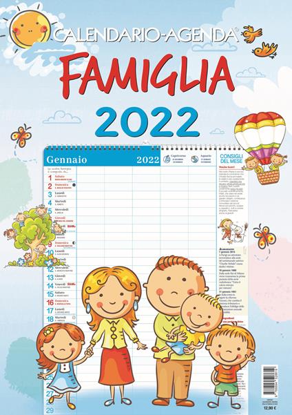 Calendario agenda della famiglia MyFamily 