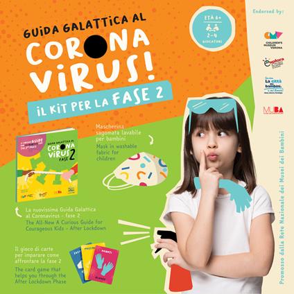 Guida galattica al coronavirus. Il kit per la fase 2. Ediz. italiana e inglese. Con Prodotti vari. Con Giocattolo - Erika Nerini,Daniela Longo - copertina