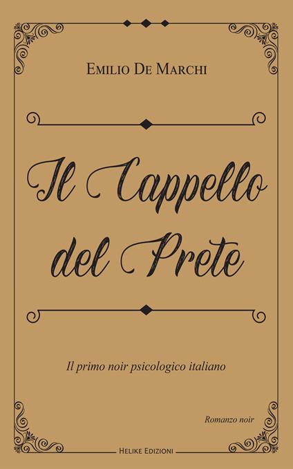 Il cappello del prete - Emilio De Marchi - copertina