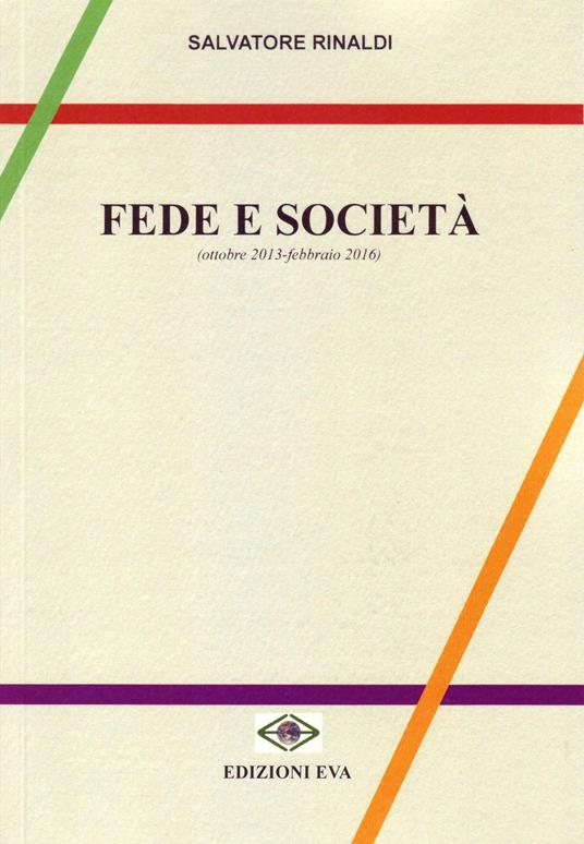 Fede e società (ottobre 2013-febbraio 2016) - Salvatore Rinaldi - copertina