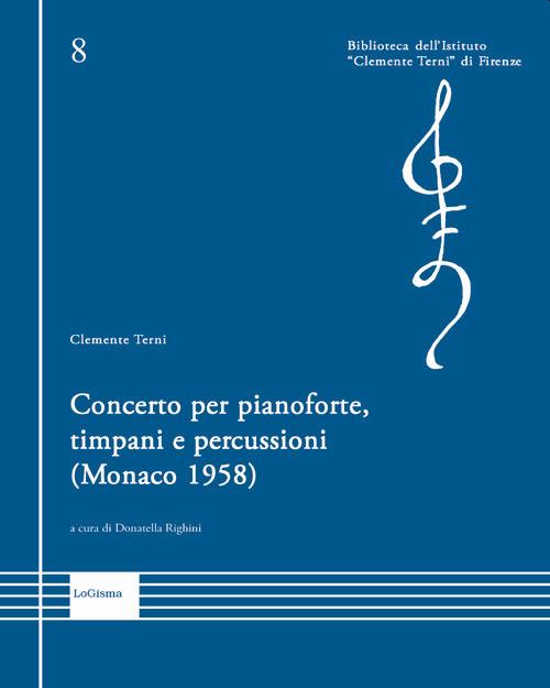 Concerto per pianoforte, timpani e percussioni (Monaco 1958) - Clemente Terni - copertina