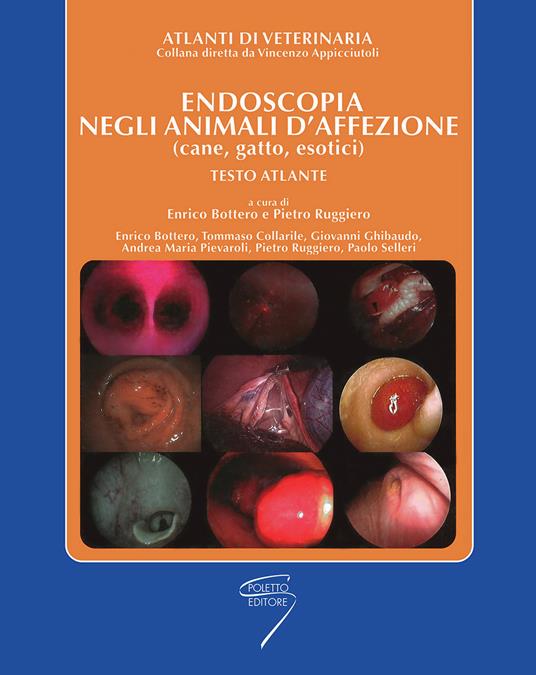 Endoscopia negli animali d'affezione (can, gatto, esotici). Testo atl ante - copertina