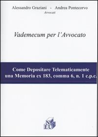 Vademecum per l'avvovato - Alessandro Graziani,Andrea Pontecorvo - copertina