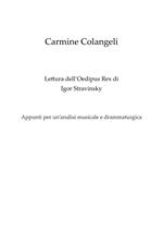 Lettura dell'Oedipus Rex di Igor Stravinsky. Appunti per un'analisi musicale e drammaturgica