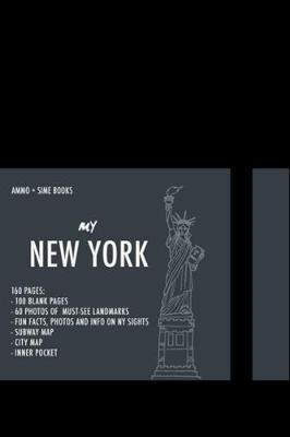 New York visula notebook. Black night - William Dello Russo - copertina