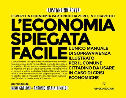 L'economia spiegata facile - Costantino Rover - copertina