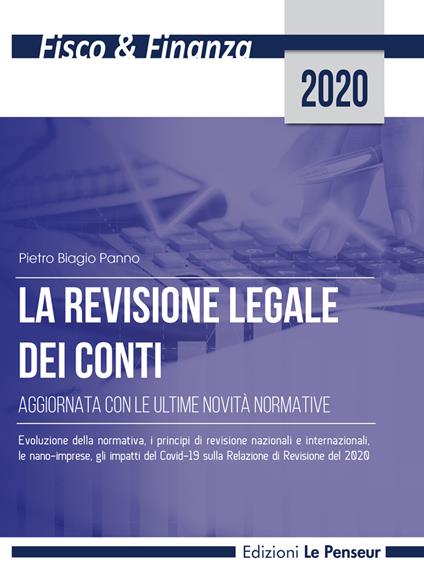 La revisione legale dei conti. Aggiornata con le ultime novità normative - Pietro Biagio Panno - copertina