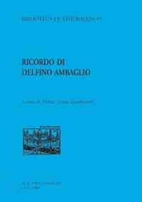 Ricordo di Delfino Ambaglio - copertina